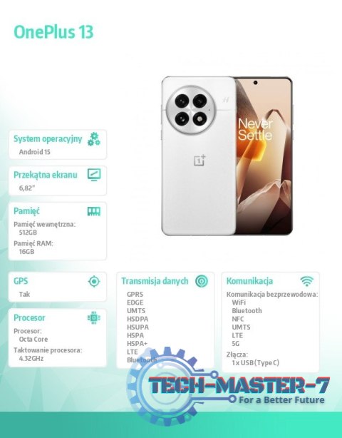 Smartfon 13 5G 16/512 GB CPH2653 biały Smartfon 13 5G 16/512 GB CPH2653 biały