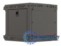 Szafa instalacyjna rack wisząca 10 cali 4U 300x300 czarna