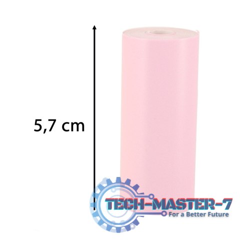 Rolki papier wkład termiczny do mini drukarki 5,7cmx3m 3 sztuki kolorowe Rolki papier wkład termiczny do mini drukarki 5,7cmx3m 3 sztuki kolorowe