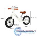 Rowerek biegowy Trike Fix Balance PRO biały lekki 3kg