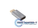 Adapter Displayport(M)- HDMI(F)8K srebrny