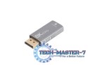 Adapter Displayport(M)- HDMI(F)8K srebrny