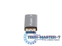 Adapter Displayport(M)- HDMI(F)8K srebrny