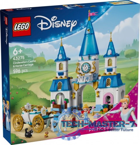 Klocki Disney 43275 Zamek Kopciuszka i kareta Klocki Disney 43275 Zamek Kopciuszka i kareta