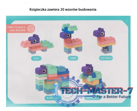 Klocki miękkie 80 elementów Klocki miękkie 80 elementów