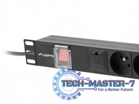 Listwa zasilająca rack PDU 19 cali 1U 16A 5x230V 2m czarna C14 Listwa zasilająca rack PDU 19 cali 1U 16A 5x230V 2m czarna C14