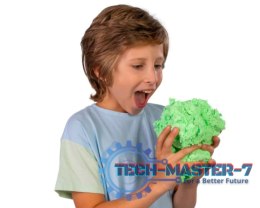 Masa plastyczna Chmurkolina z magiczną folią shake truskawkowy