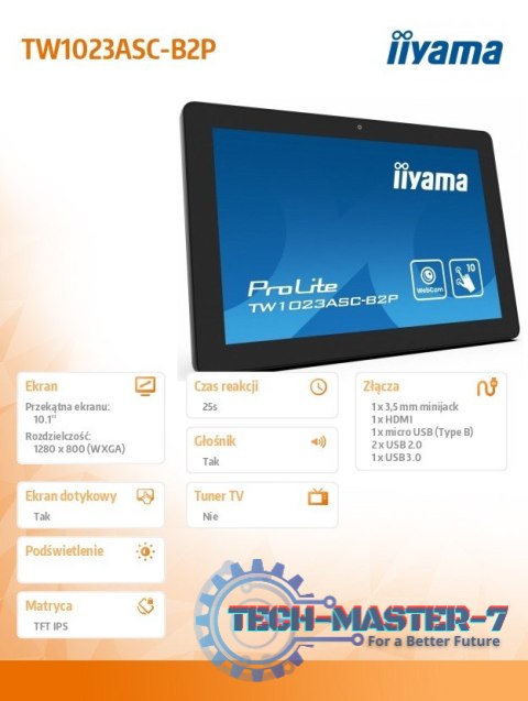 Monitor 10 cali TW1023ASC-B2 10P.DOT.IPS,ANDROID,WIFI Monitor 10 cali TW1023ASC-B2 10P.DOT.IPS,ANDROID,WIFI