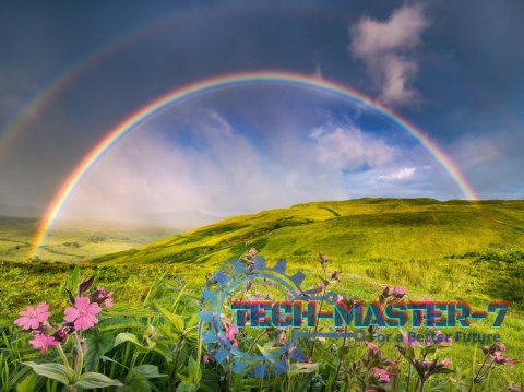 Puzzle 1500 elementów Tęcza nad łąka Puzzle 1500 elementów Tęcza nad łąka