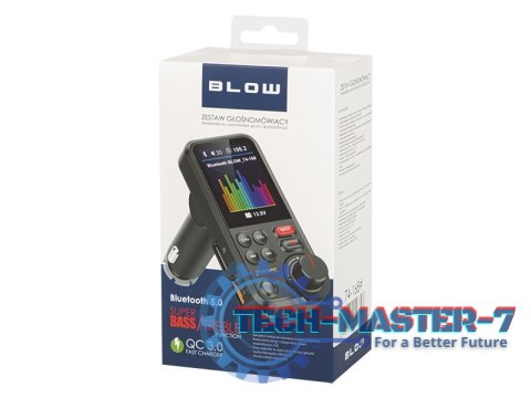 Transmiter FM BLOW Bluetooth 5.0 + QC3.0 Transmiter FM BLOW Bluetooth 5.0 + QC3.0