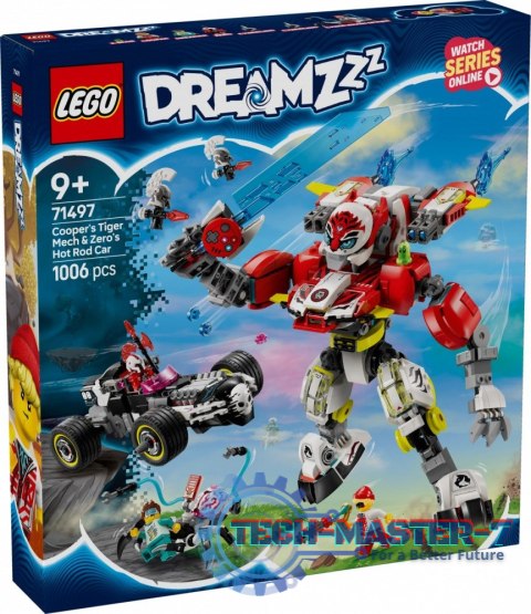 Klocki DREAMZzz 71497 Tygrysi mech Coopera i hot rod Zero Klocki DREAMZzz 71497 Tygrysi mech Coopera i hot rod Zero