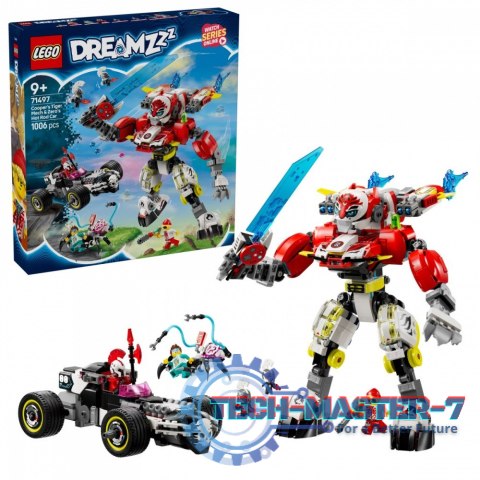 Klocki DREAMZzz 71497 Tygrysi mech Coopera i hot rod Zero Klocki DREAMZzz 71497 Tygrysi mech Coopera i hot rod Zero