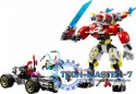 Klocki DREAMZzz 71497 Tygrysi mech Coopera i hot rod Zero