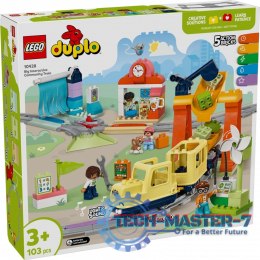 Klocki DUPLO 10428 Duży interaktywny pociąg miejski