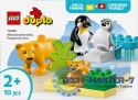 Klocki DUPLO 10442 Rodziny dzikich zwierząt: pingwiny i lwy