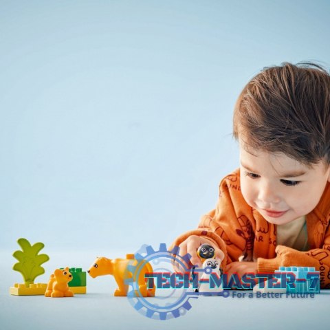 Klocki DUPLO 10442 Rodziny dzikich zwierząt: pingwiny i lwy Klocki DUPLO 10442 Rodziny dzikich zwierząt: pingwiny i lwy