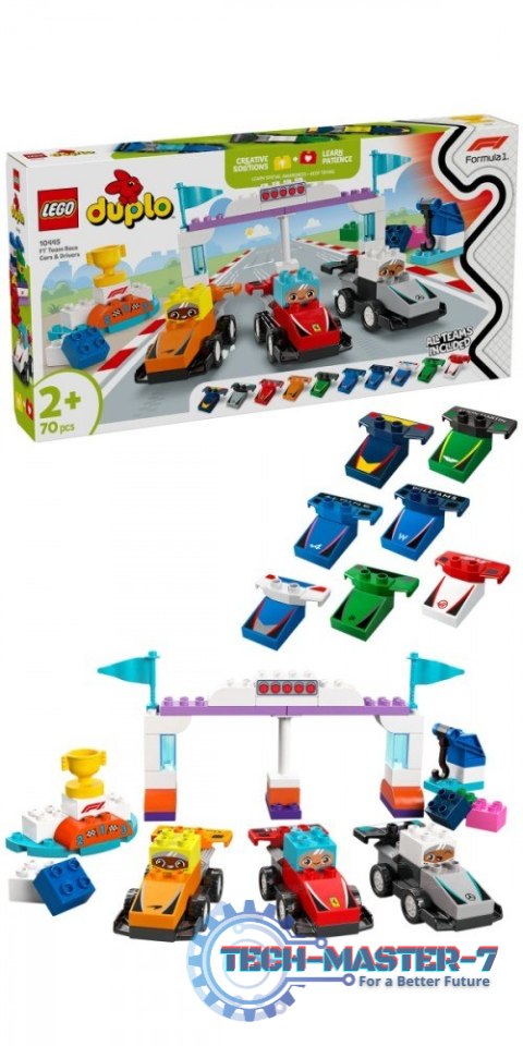 Klocki DUPLO 10445 Bolidy i kierowcy F1 Klocki DUPLO 10445 Bolidy i kierowcy F1