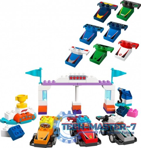 Klocki DUPLO 10445 Bolidy i kierowcy F1 Klocki DUPLO 10445 Bolidy i kierowcy F1