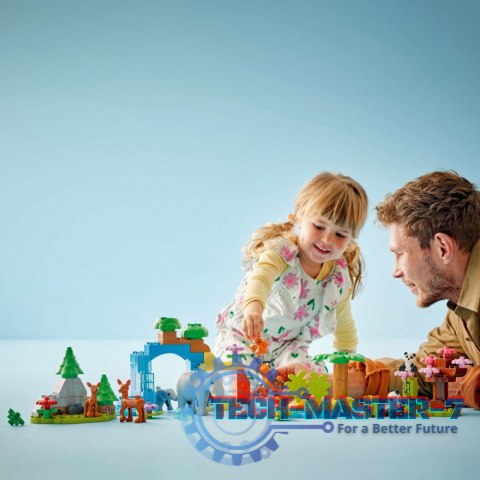 Klocki DUPLO 10446 Rodziny dzikich zwierząt 3 w 1 Klocki DUPLO 10446 Rodziny dzikich zwierząt 3 w 1