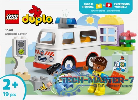 Klocki DUPLO 10447 Karetka z kierowcą Klocki DUPLO 10447 Karetka z kierowcą