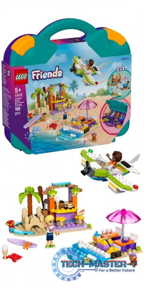 Klocki Friends 42672 Kreatywna walizka plażowa Klocki Friends 42672 Kreatywna walizka plażowa
