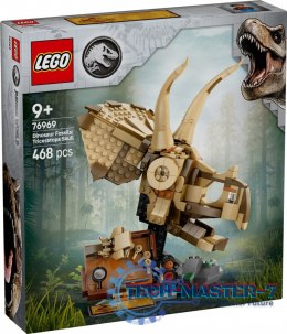 Klocki Jurassic World 76969 Szkielety dinozaurów: czaszka triceratopsa