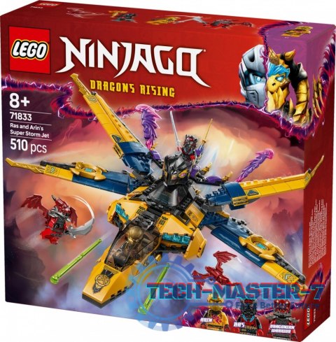 Klocki Ninjago 71833 Ras i burzowy superodrzutowiec Arina Klocki Ninjago 71833 Ras i burzowy superodrzutowiec Arina