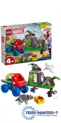 Klocki SPIDEY 11199 Misja ratunkowa zespołu Spidey'ego w dinoterenówce