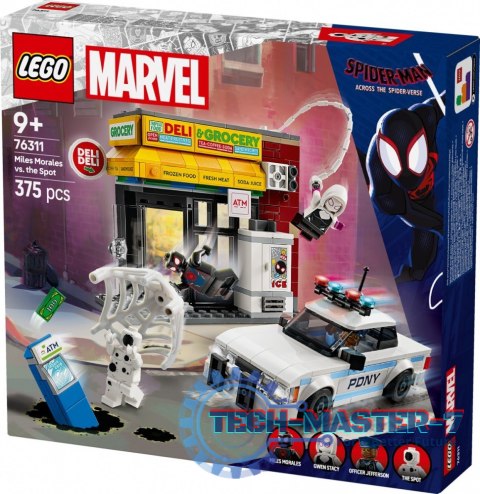 Klocki Super Heroes 76311 Multiwersum: Miles Morales kontra Spot Klocki Super Heroes 76311 Multiwersum: Miles Morales kontra Spot