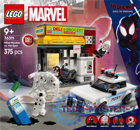 Klocki Super Heroes 76311 Multiwersum: Miles Morales kontra Spot Klocki Super Heroes 76311 Multiwersum: Miles Morales kontra Spot