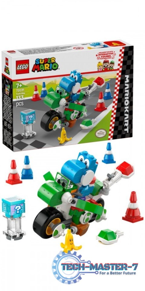 Klocki Super Mario 72031 Mario Kart - Yoshi Bike Klocki Super Mario 72031 Mario Kart - Yoshi Bike