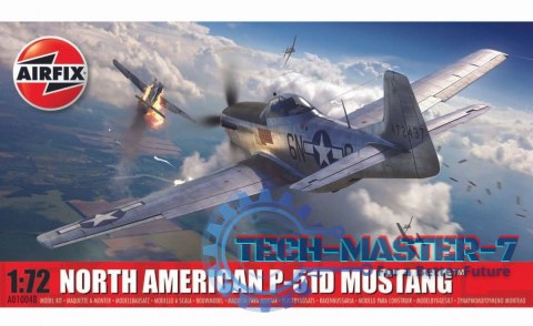 Model plastikowy North American P-51D Mustang 1/72 Model plastikowy North American P-51D Mustang 1/72