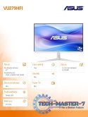 Monitor 27 cali VU279HFI-W IPS 100Hz HDMIx2 biały
