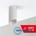 Oprawa natynkowa GU10 MCE360 W aluminiowa Biała