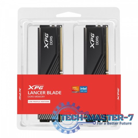 Pamięć XPG Lancer Blade DDR5 5600 32GB 2x16 CL46 czarna Pamięć XPG Lancer Blade DDR5 5600 32GB 2x16 CL46 czarna
