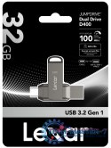 Pendrive Dual Drive D400 32GB USB-C/A 3.1 100MB/s