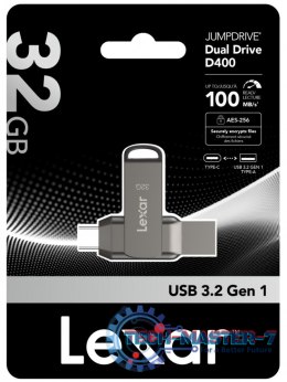 Pendrive Dual Drive D400 32GB USB-C/A 3.1 100MB/s