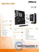 Płyta główna B850 PRO-A WIFI AM5 4DDR5 ATX