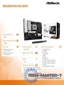 Płyta główna B850M PRO RS WIFI AM5 4DDR5 mATX