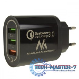 Ładowarka sieciowa QC 3xUSB MCE479B