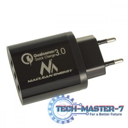 Ładowarka sieciowa QC 3xUSB MCE479B