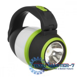 Lampa LED 3w1 latarka kempingowa biurkowa funkcja powerbanku MCE298