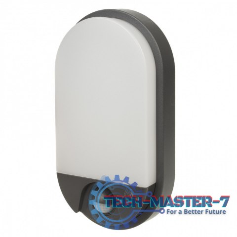 Lampa Led z czujnikiem ruchu 15W MCE340 GR Lampa Led z czujnikiem ruchu 15W MCE340 GR