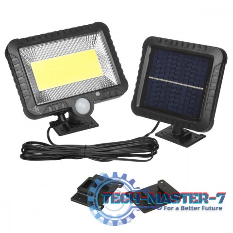 Solarny naświetlacz LED z czujnikiem IP44 MCE438 Solarny naświetlacz LED z czujnikiem IP44 MCE438