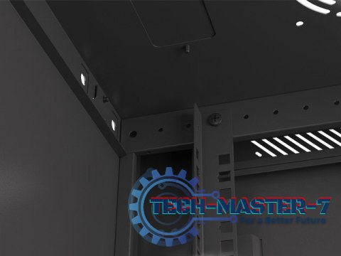 Szafa instalacyjna wisząca 19 12U 600X450mm czarna (drzwi szklane) Szafa instalacyjna wisząca 19 12U 600X450mm czarna (drzwi szklane)