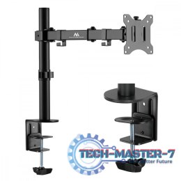 Uchwyt biurkowy do monitora LCD MC-883 17-32 cale 8kg vesa 75x75 oraz 100x100 Podwójne ramię