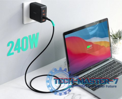 CB-SCC241 silikonowy kabel USB-C - USB-C | 1m | 5A | 240W PD CB-SCC241 silikonowy kabel USB-C - USB-C | 1m | 5A | 240W PD