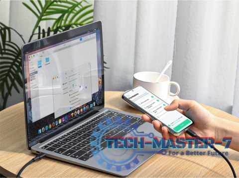 CB-SCC241 silikonowy kabel USB-C - USB-C | 1m | 5A | 240W PD CB-SCC241 silikonowy kabel USB-C - USB-C | 1m | 5A | 240W PD