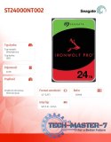 Dysk IronWolf Pro 24TB 3,5'' SATA ST24000NT002
