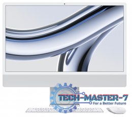 IMac 24 cale: M3 8/10, 8GB, 256GB SSD - Srebrny